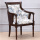 High Wing Back Carved Living Room Armchair